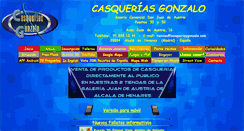 Desktop Screenshot of casqueriasgonzalo.com